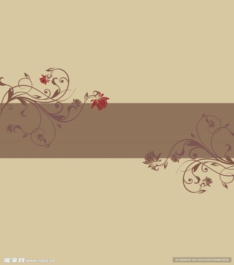 时尚花纹移门