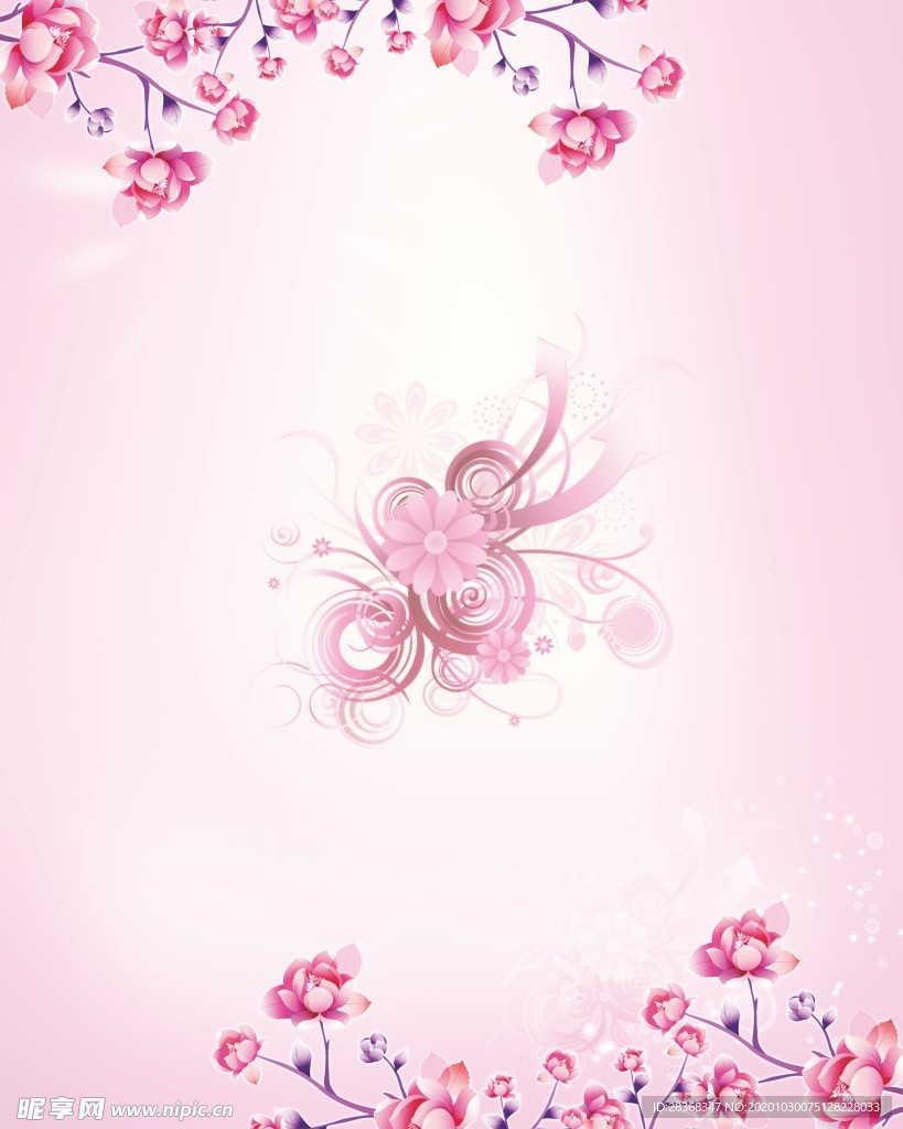时尚花纹移门