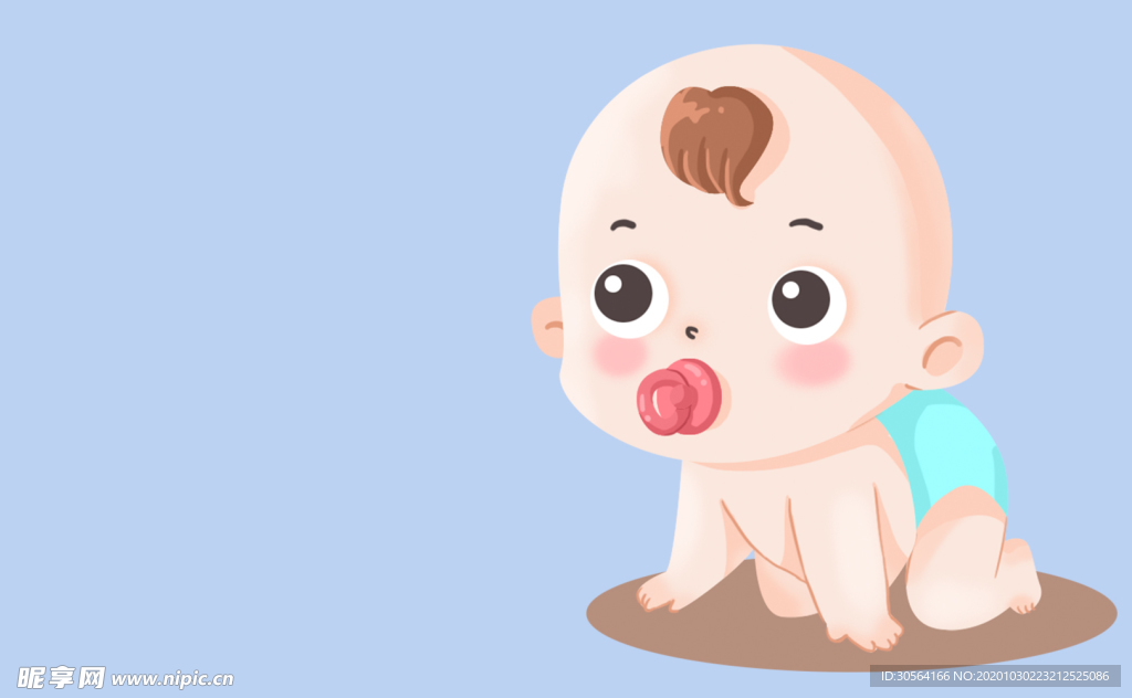儿童卡通婴儿背景海报素材