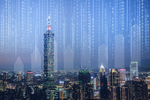 商务科技创业合成图案