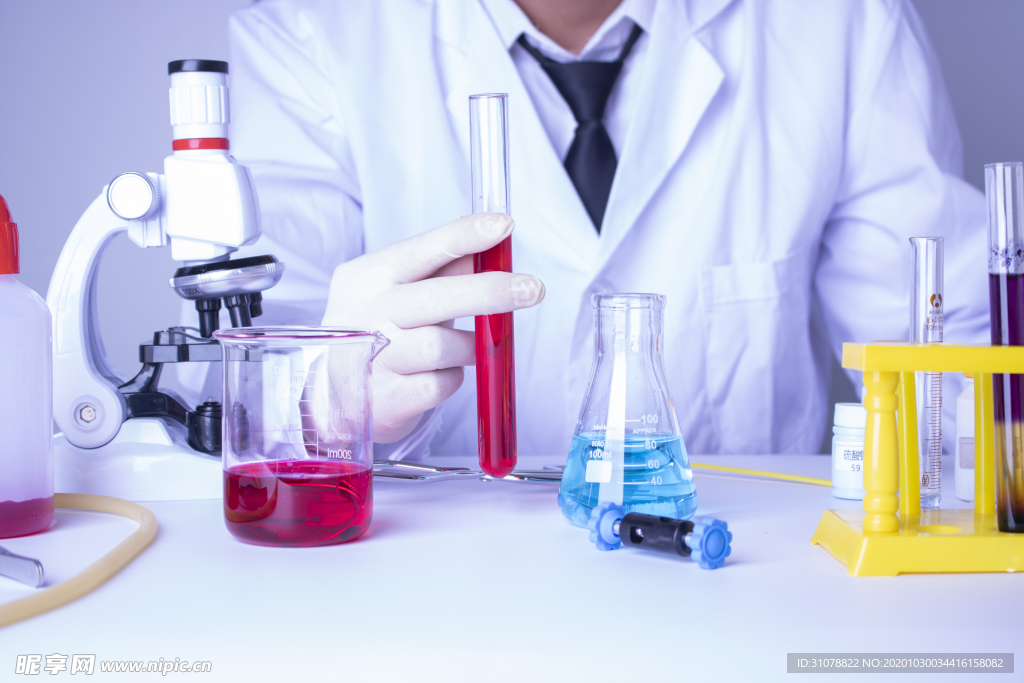 科学研究实验摄影图