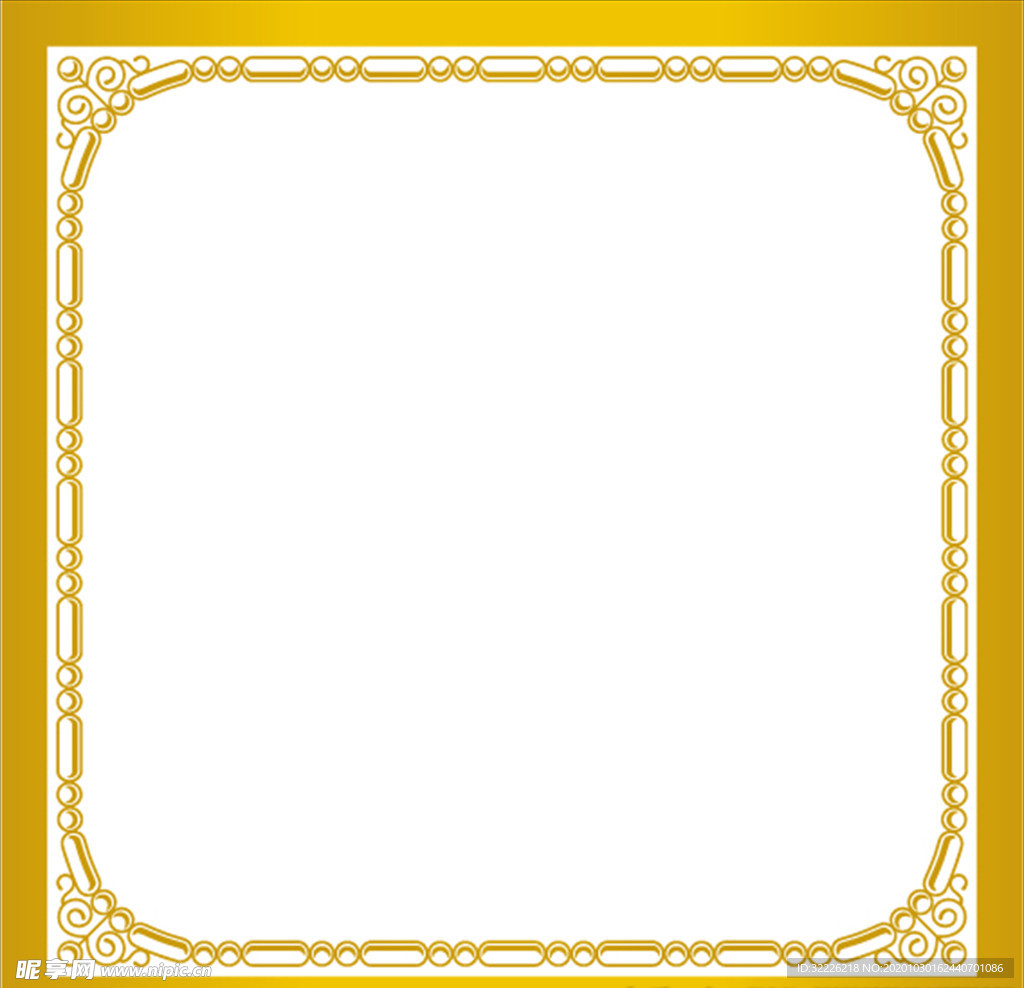 金色边框