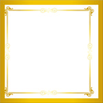 金色边框