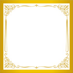 金色边框