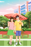 情人节插画