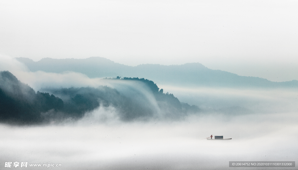 壮丽的大山美景