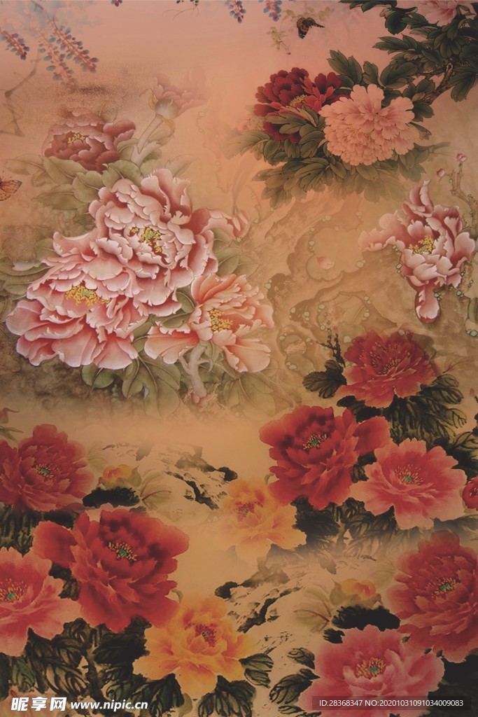 国画牡丹