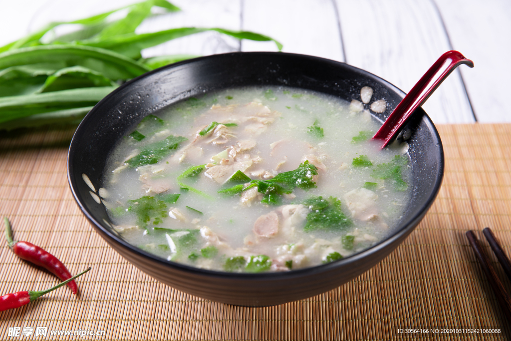 羊肉汤美食食材背景海报素材