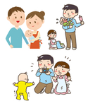 父母与婴儿