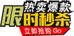热卖爆款  限时秒杀