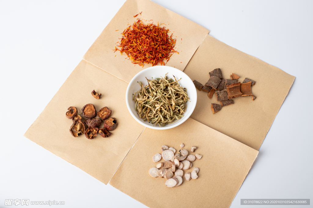 中医药材摄影图