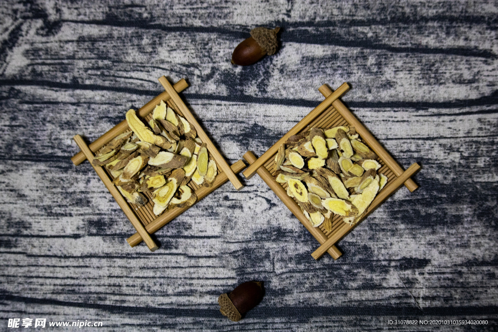 中医药材摄影图