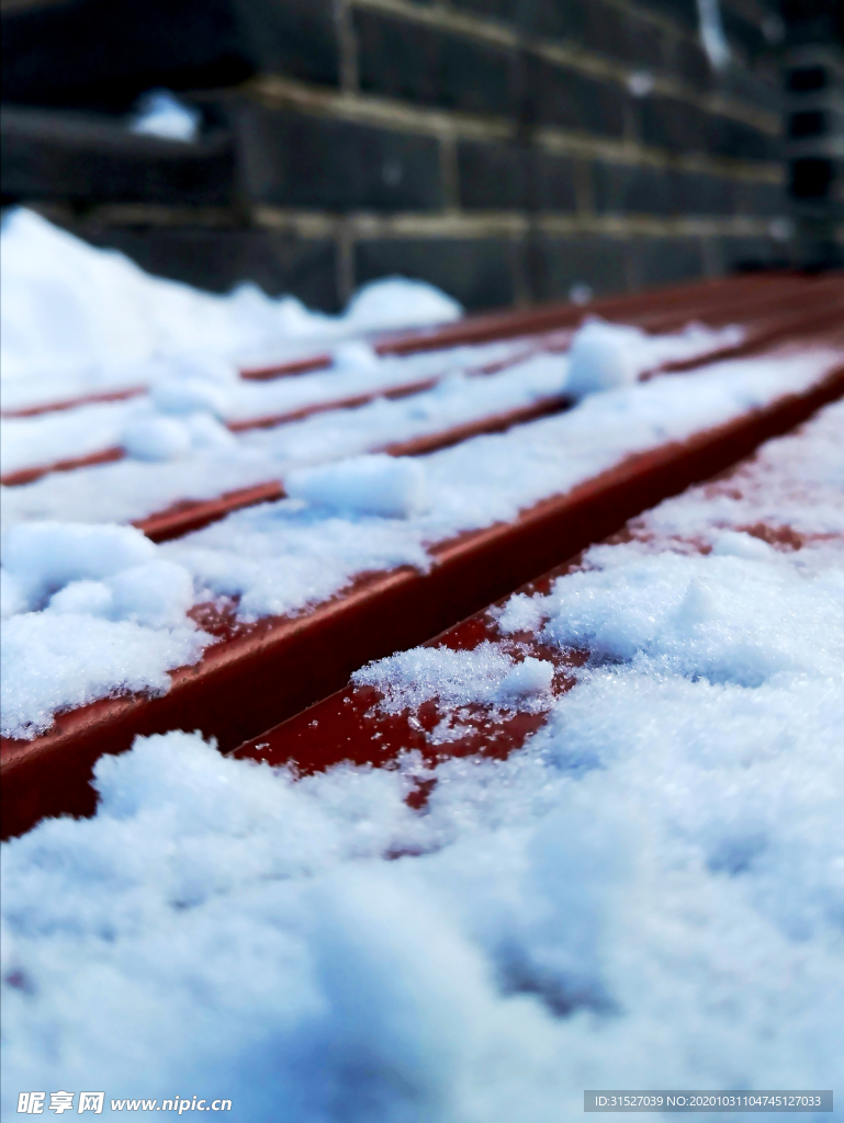 古城古建筑北京故宫雪景