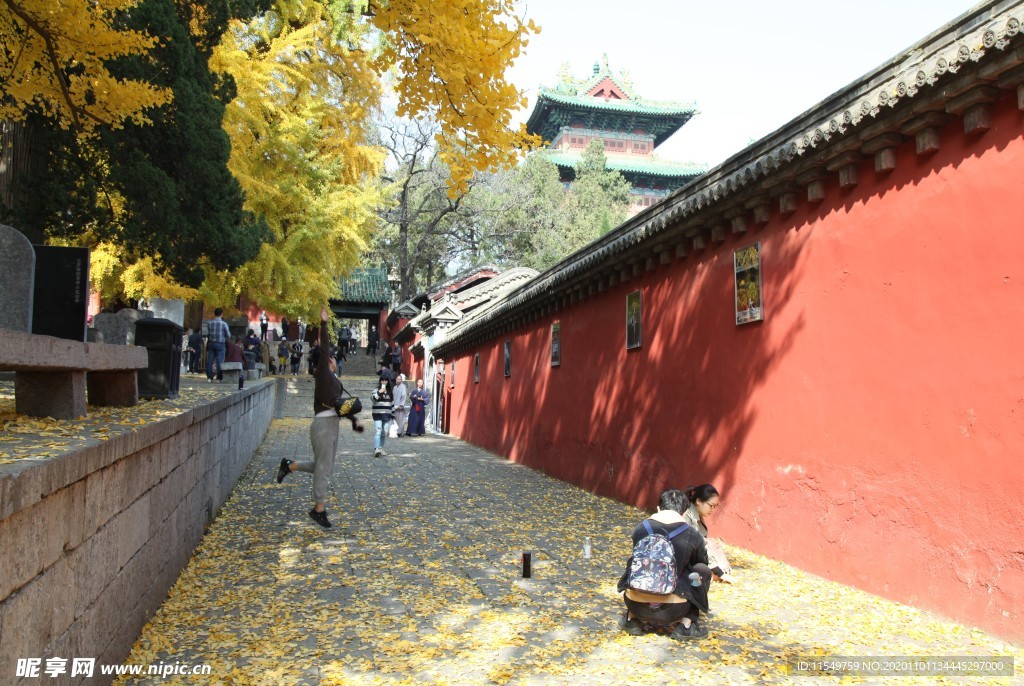 少林寺内一景