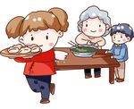 包饺子