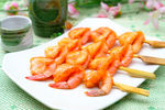 虾 烤虾 串串