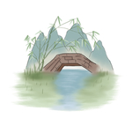 古代山水装饰