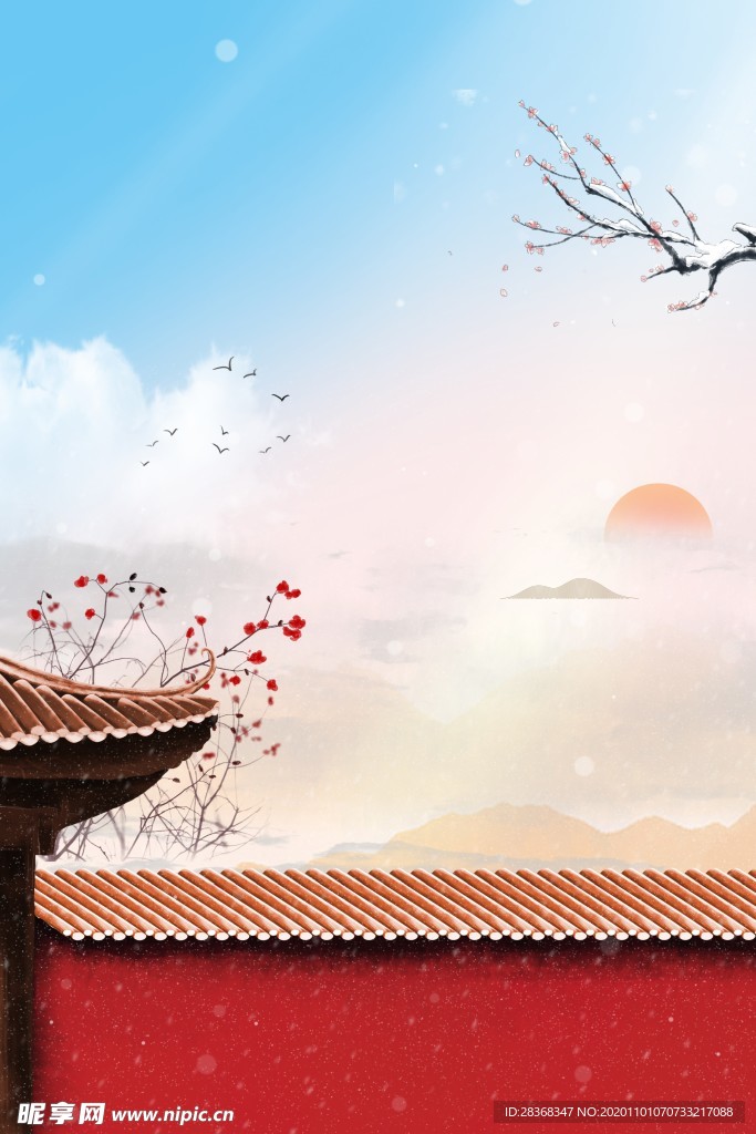 冬天背景