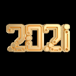 2021牛年设计字体