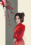 旗袍女子