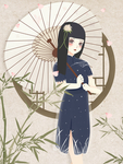 旗袍女子