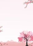 粉色简约背景素材