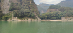 实拍青田石门洞景区小江