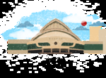 手绘城市 城市地标