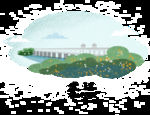 手绘城市 城市地标