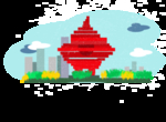 手绘城市 城市地标