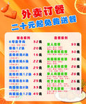 炸鸡菜单