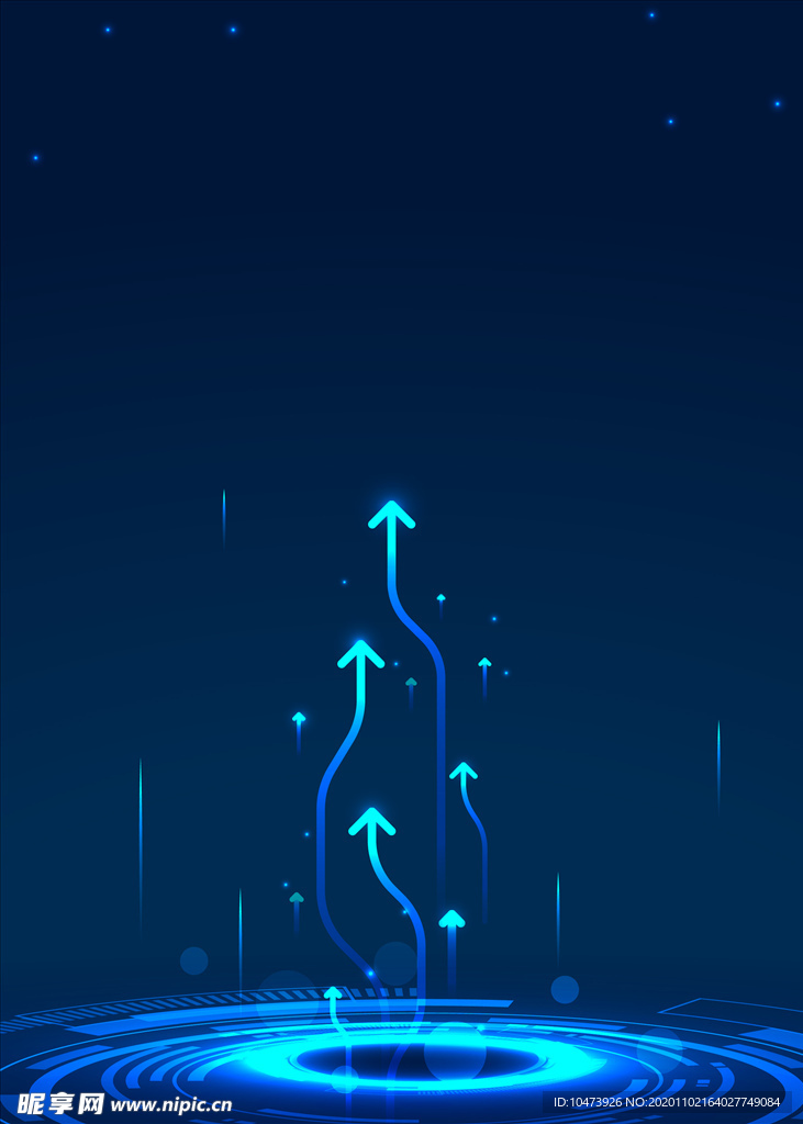 蓝色线条光影背景