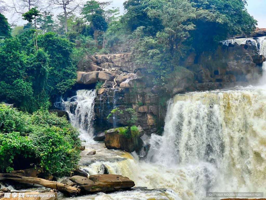 瀑布  大自然 自然景观