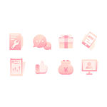 粉色图标icon