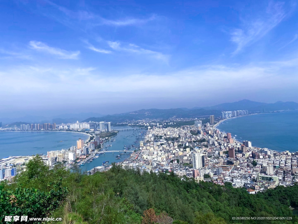 惠州双月湾风景照