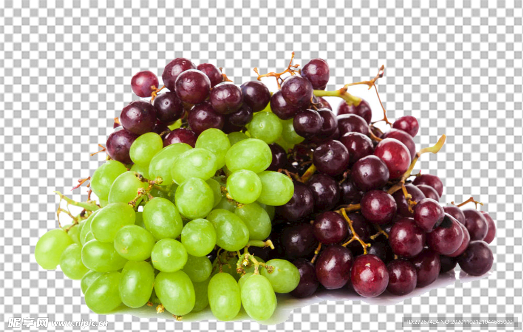 葡萄 透明底葡萄