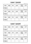 送水清单