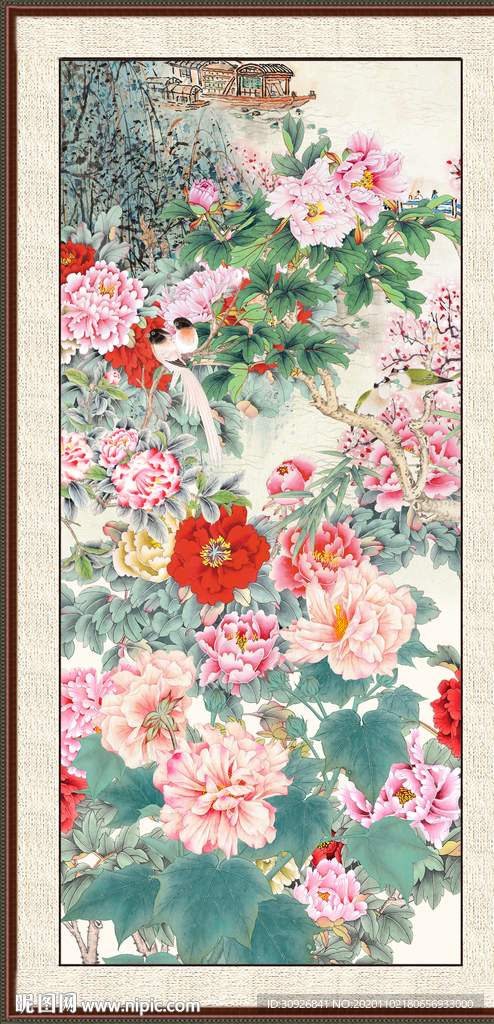 牡丹花开富贵
