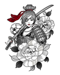 日式女武士