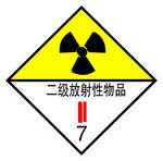 危险货物包装标志二级放射性物品
