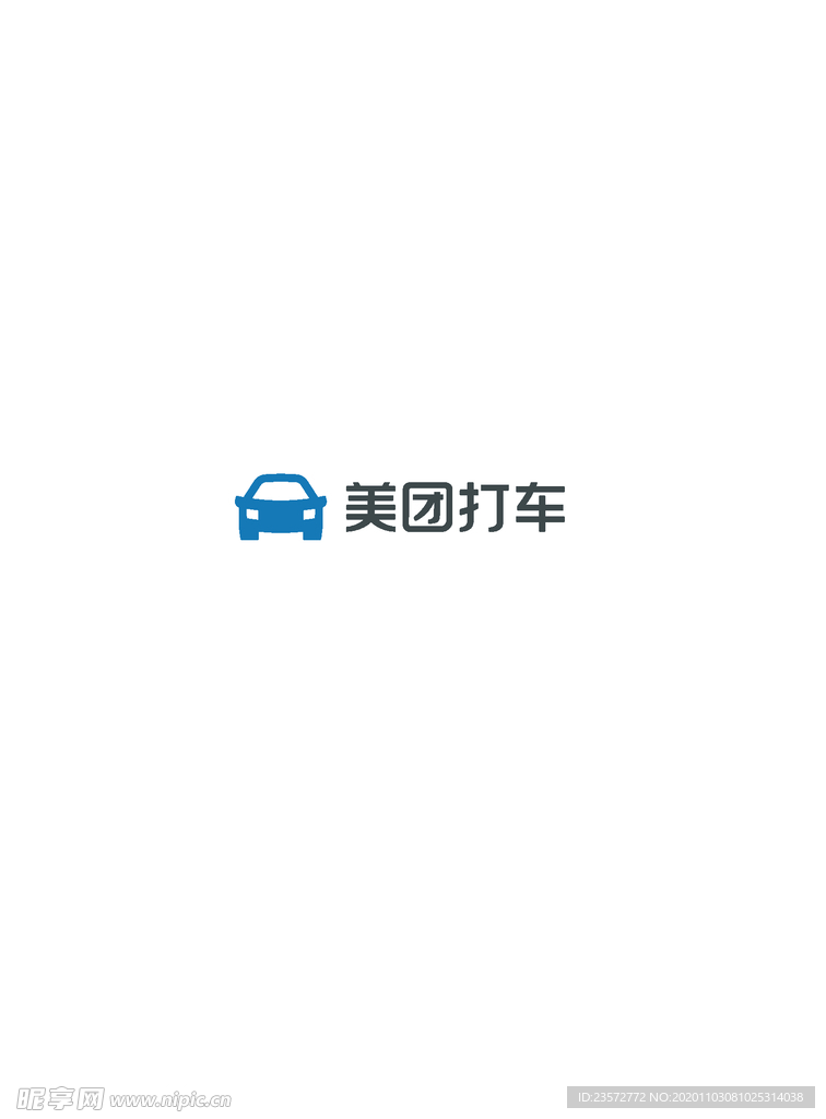 美团打车logo标志