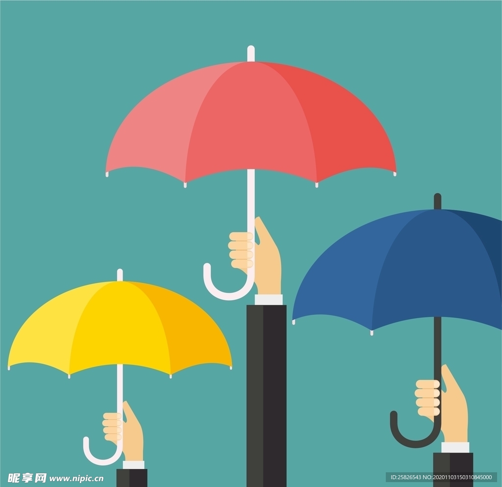 打雨伞