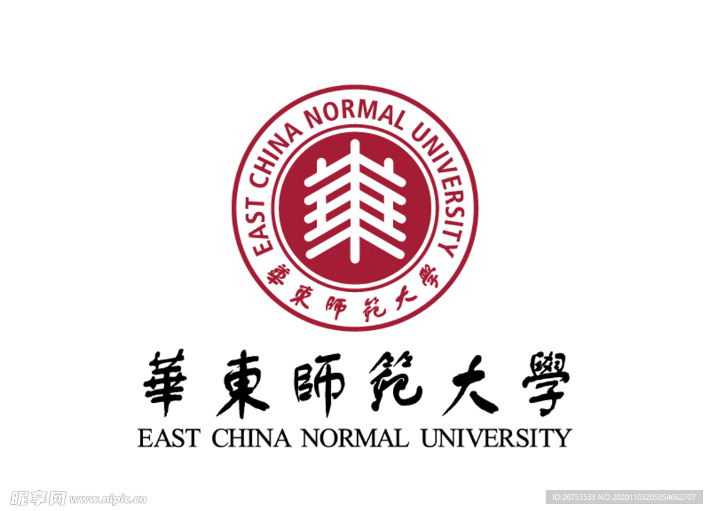 华东师范大学 校徽 LOGO