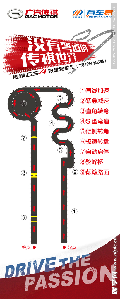 路线指示牌