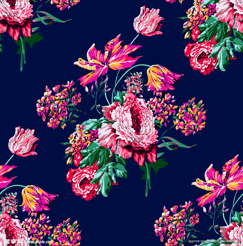 手绘花
