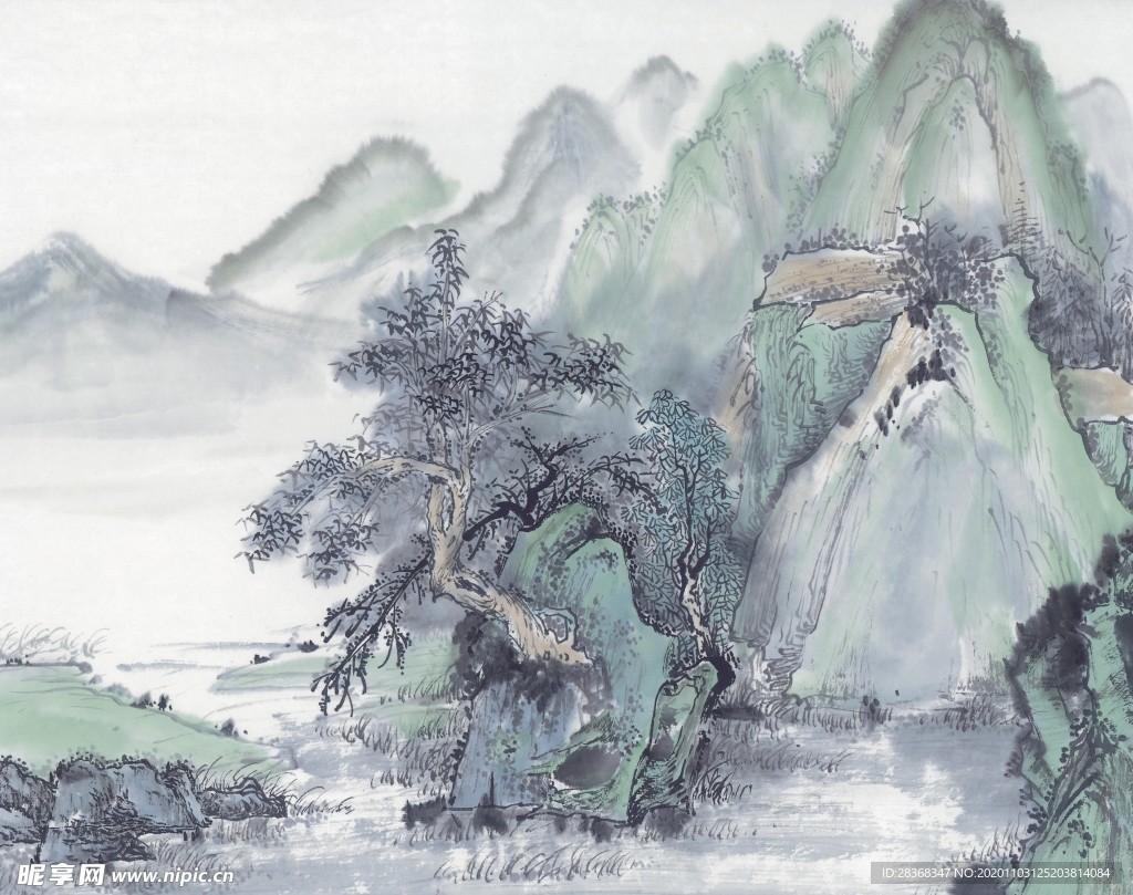 国画山水