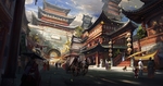 水彩建筑画