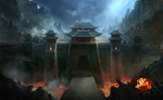 水彩建筑画