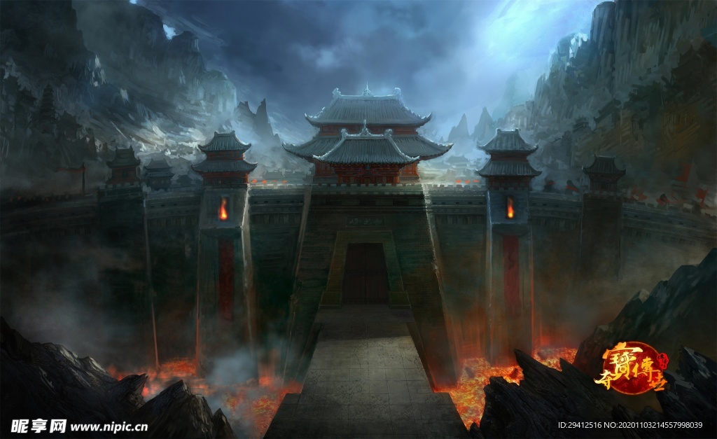 水彩建筑画