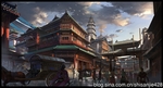 水彩建筑画